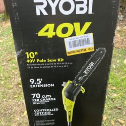 Ryobi 40v 10in Pole Saw 