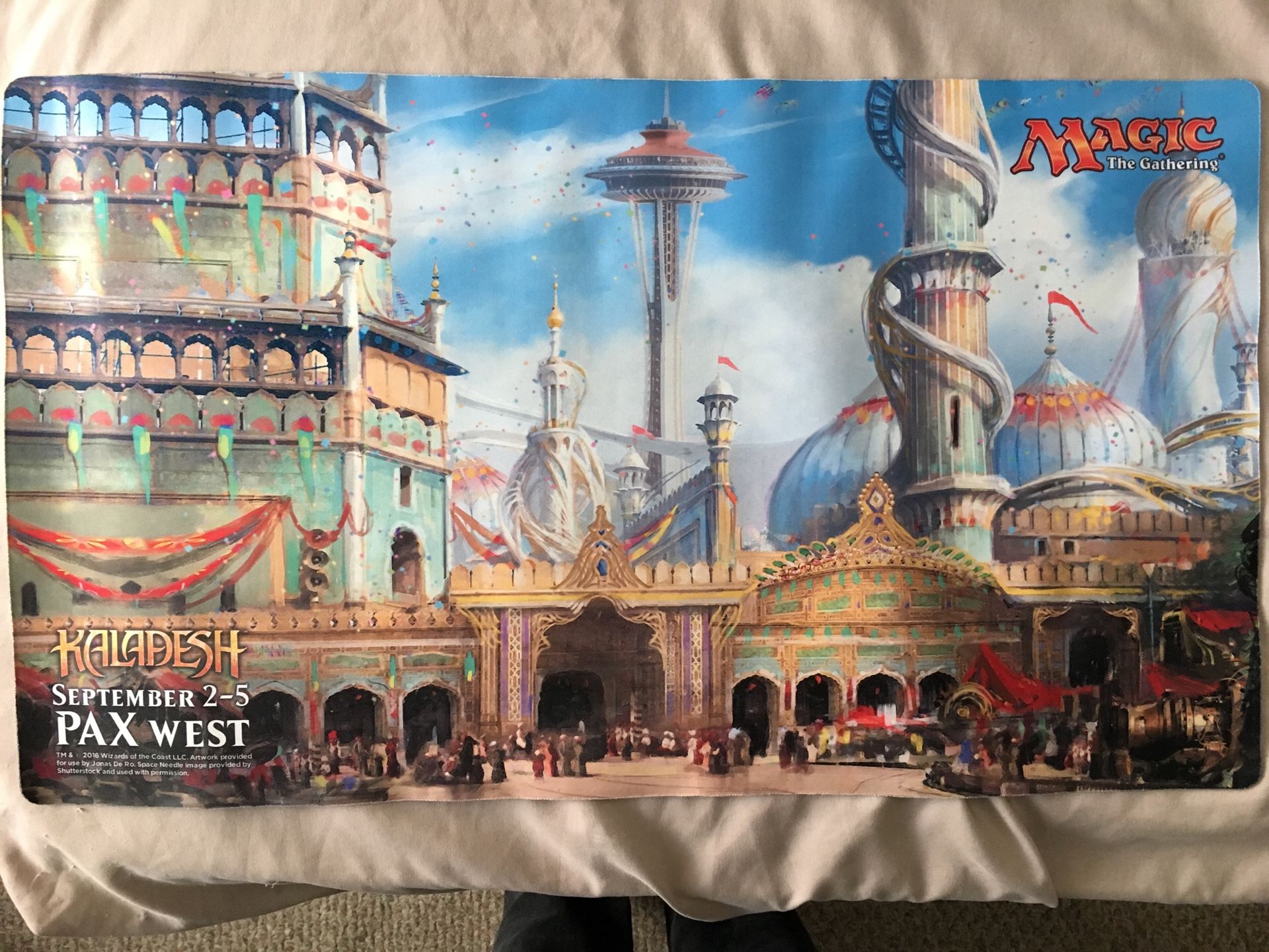 PAX West 2016 Magic the Gathering Kaladesh Inventor’s Fair Playmat