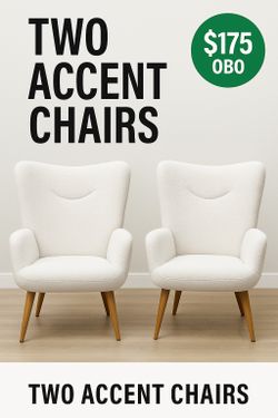 Modern Wingback Accent Chair