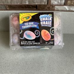 BRAND NEW CRAYOLA 6 TIE DYE CHALK 