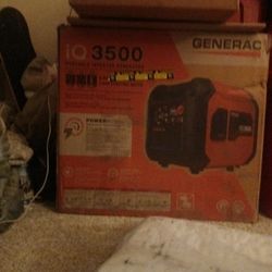 IQ Generac 3500 Watt Electric Start Or Pull Start Inverter Generator . Brand New In Box 