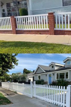 Flat Top &Open  Picket Fence Materials