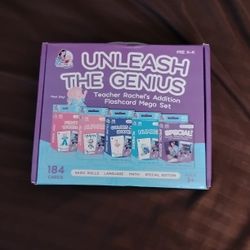  Unleash The Genius Flash Cards  Ages 3+