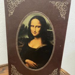 Da Vinci MONA LISA Secret Storage Box Book Art Decor Set