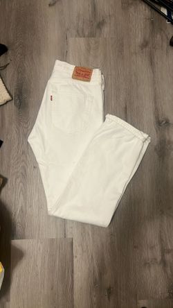 Levi White Jeans Size 32x32 Brand New 