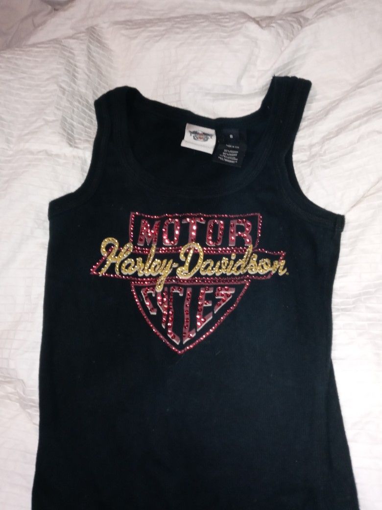 Harley Davison Wife Beater Sz S