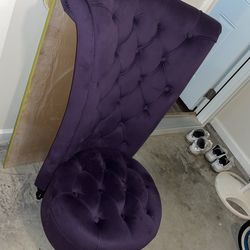 Purple Throne Chair