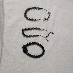 3 beaded bracelets price is for all 3 