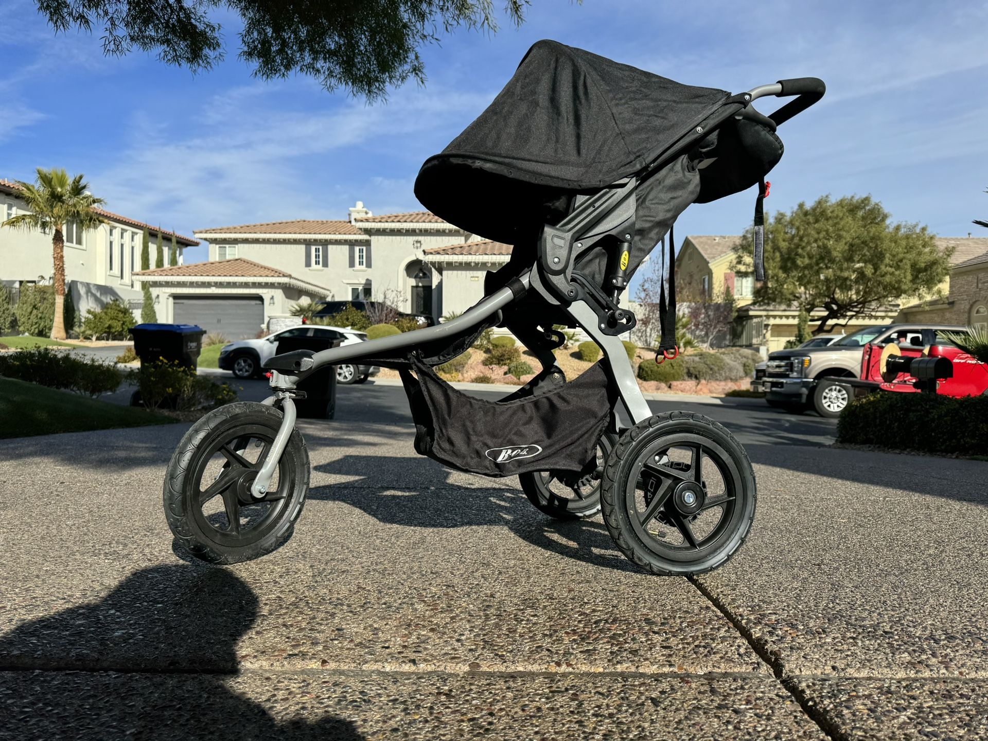 BOB Rambler Single Jogging Stroller Black