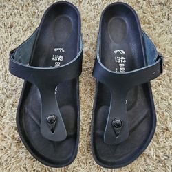 NEW Birkenstock Black Thong Sandals 