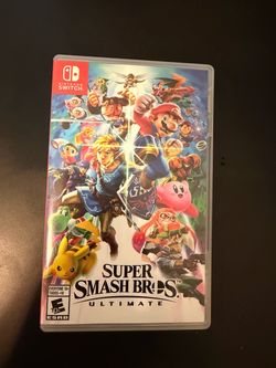 Super Smash Bros Ultimate Nintendo Switch whit controller