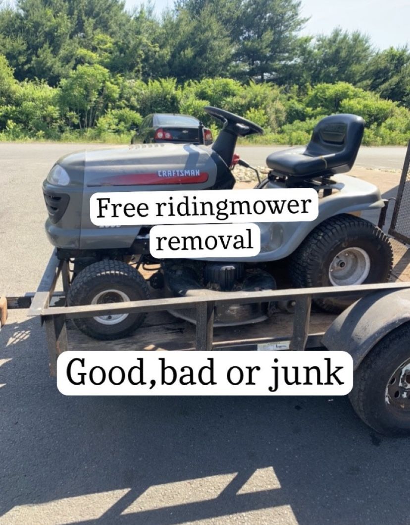 Ridingmower / Tractor Removal