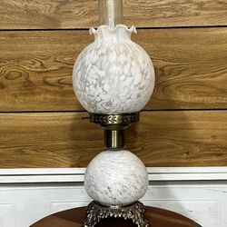 Vintage Metal/ Glass Lamp 