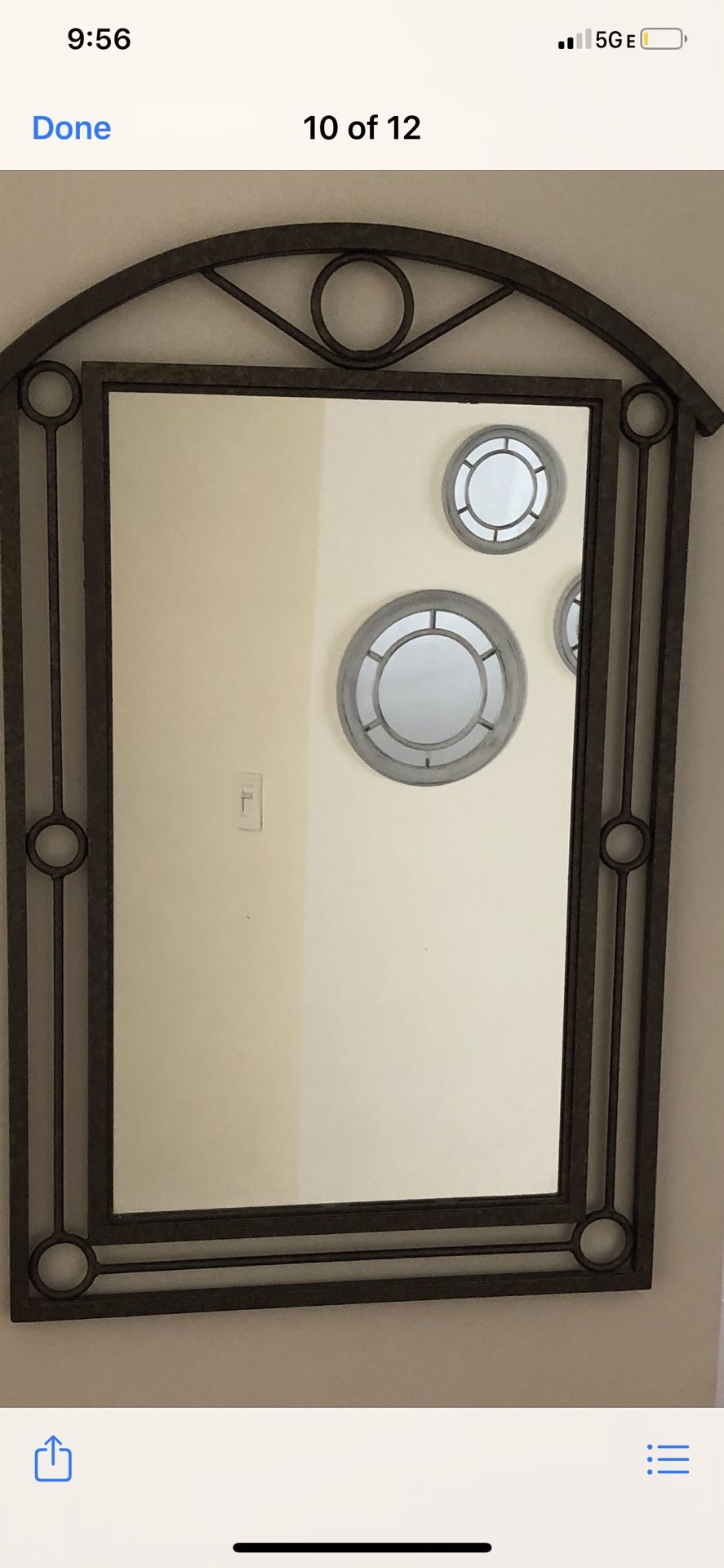 Wrought Iron Mirrors