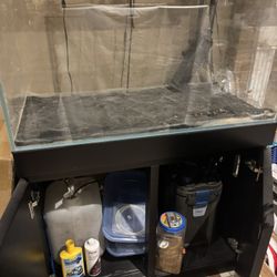 40 Gallon Fish Tank With Black Stand
