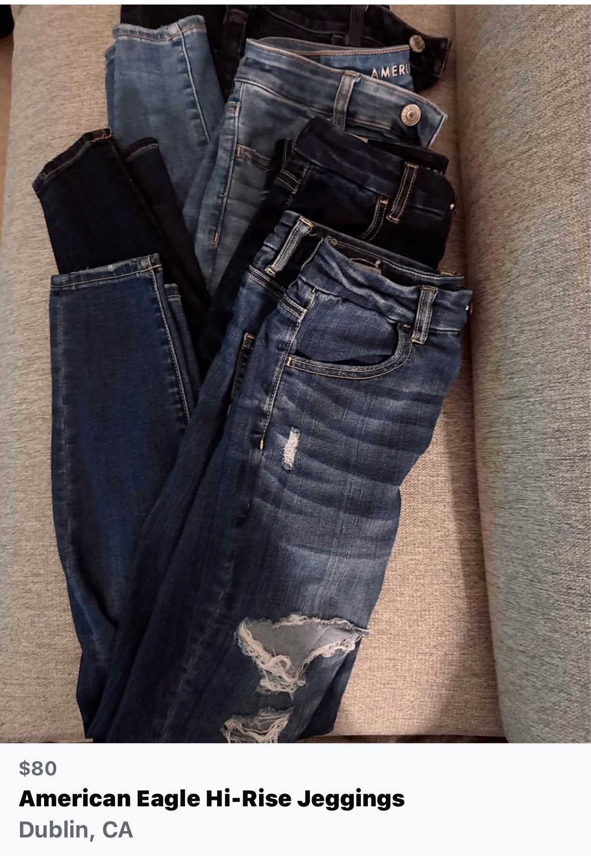 American Eagle Hi-Rise Jeggings