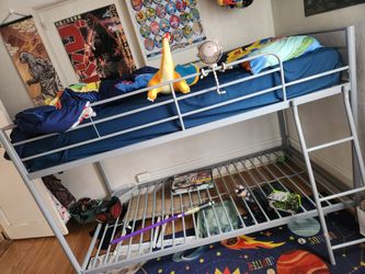 Twin bunk bed frame