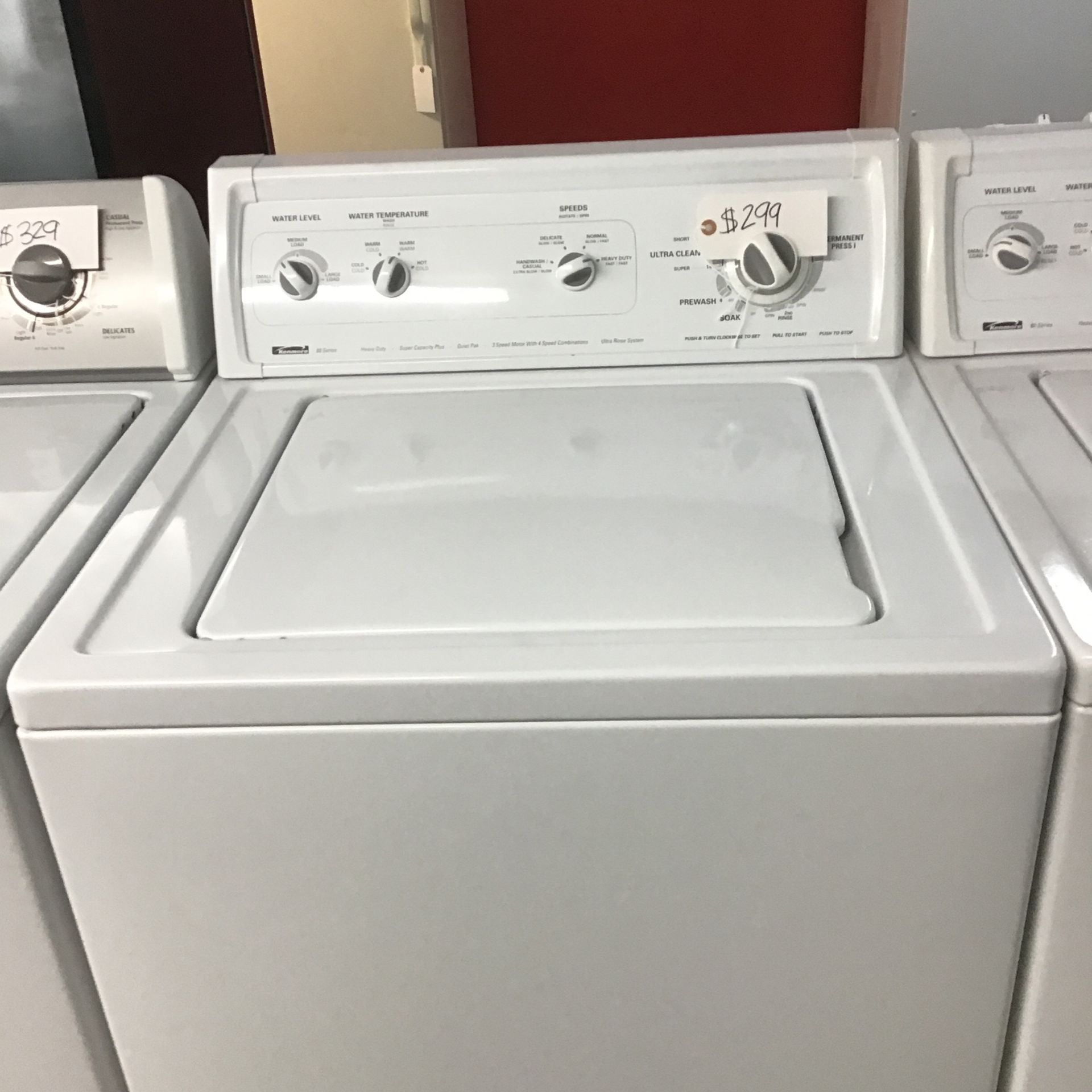 Kenmore Washer . 1 year Warranty