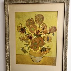 Van gogh sunflowers print
