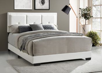 Cama queen (no incluye el colchón)