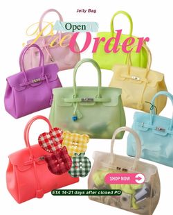 Jelly Firkin Bag (PVC shoulder bag)
