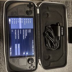 Bundle Valve Deck OLED Handheld Console Black, 1TB, with Charger, Case