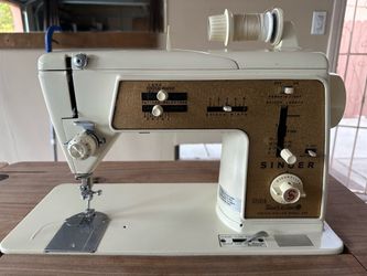 Singer Golden Touch & Sew Deluxe Zig-Zag Model 640 Sewing Machine with Cabinet (open to negotiate)