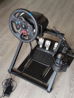 Logitech G29 racing wheel + pedals + gear box + stand