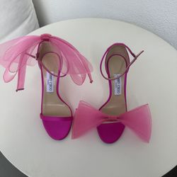 Jimmy Choo Bow Sandals 🩷