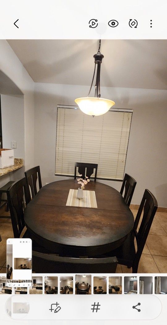 Dining Table With 6 Chairs