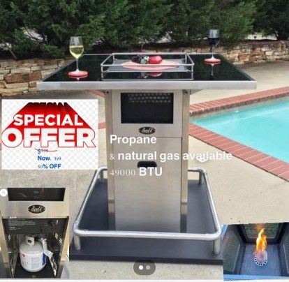 Brand New Patio Fire Pit Table Bar,All Products : American Fashion Style Bags On Sale
