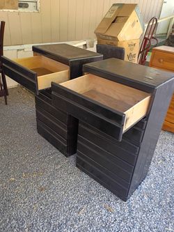2 SOLID WOOD DRESSERS