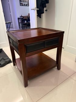 FREE Solid wood side table