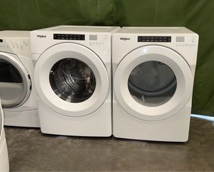 WHIRLPOOL XL CAPACITY WASHER DRYER ELECTRIC SET FREE DELIVERY
