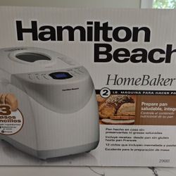 Brand New Hamilton Beach Home Baker 2 Lb. Bread Maker
