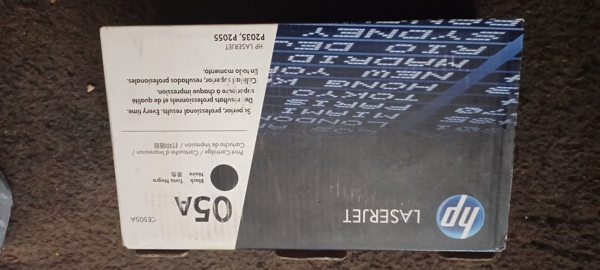 HP 05A Black Original LaserJet Toner Cartridge, CE505A