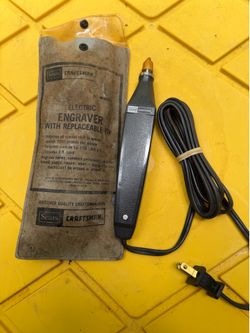 Vintage Craftsman Engraver