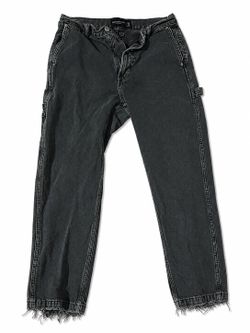 Black Abercrombie & Fitch Carpenter Pants