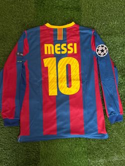 Messi Barcelona retro jersey