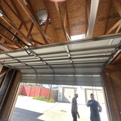 Garage Door With Opener And All Hardware 