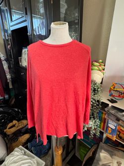 American Eagle Soft & Sexy Plush Red Pullover Sweater Medium