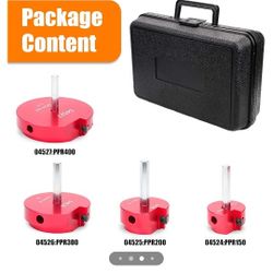 4pcs Plastic Pipe Fitting Reamer, 04527 for PPRK4 PPR Reamer Kit Reed Tool Fit into Standard 1/2 Inch Drill and 3/8 Inch Hex PVC Socket Saver Compatib