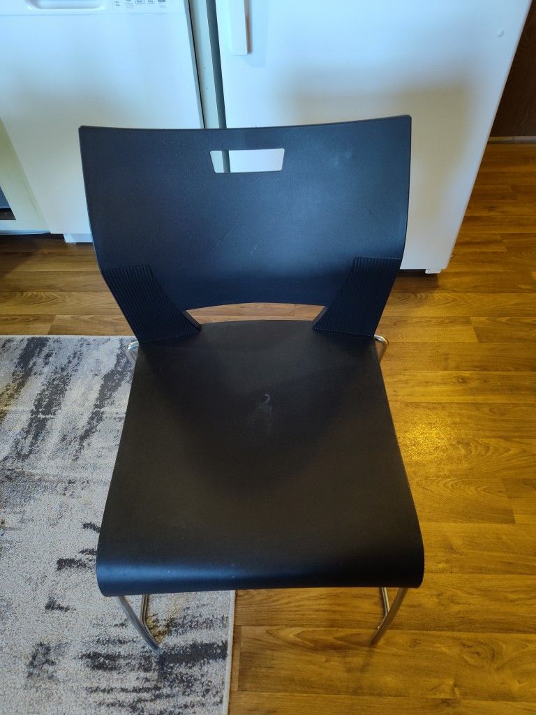 $40 - Set Of Five Black Dining/Kitchen Chairs