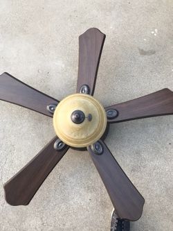 Hunter light fan