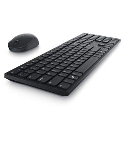 Dell Advanced Wireless Keyboard and Mouse – KM520 - Wireless, 2.4 GHz Interface, USB Wireless Receiver, Volume, Mute Hot Keys, 3 Mouse Buttons
