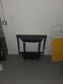 Wood wall table