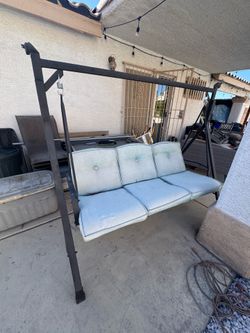 Outdoor sofa swing