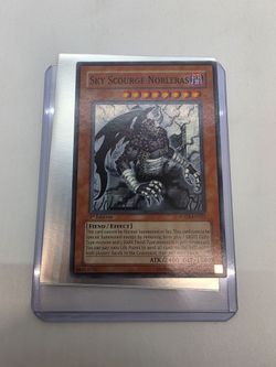 Sky Scourge Norleras FOTB-EN022 1st edition Super Rare Yugioh Yu-gi-Oh Excellent condition