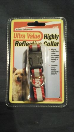 Reflective dog collar