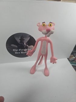 Vintage Pink Panther bendable figure